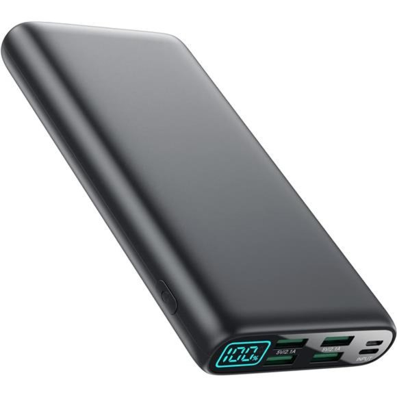 Portable Charger 38800mAhLCD Display Power Bank4 USB Outputs Battery Pack